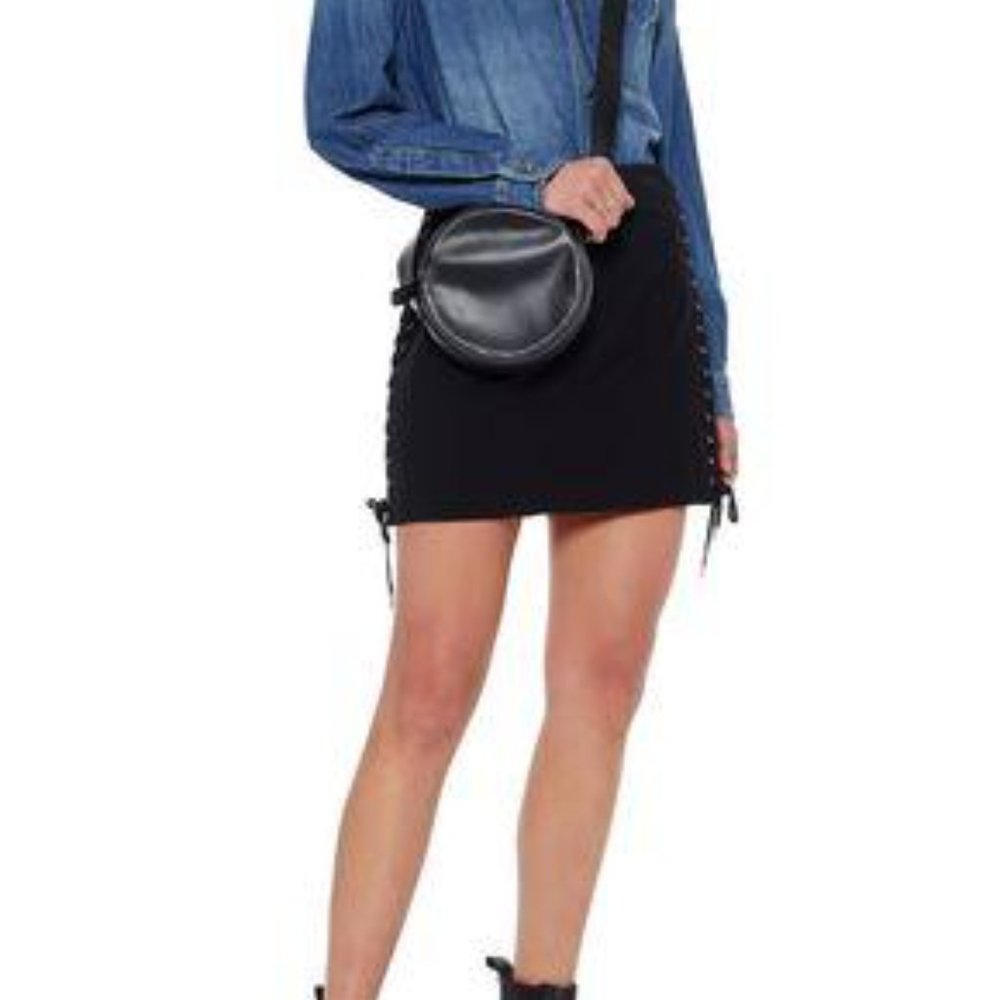 NWT: McQ Alexander McQueen Lace-up Stretch-knit Skirt